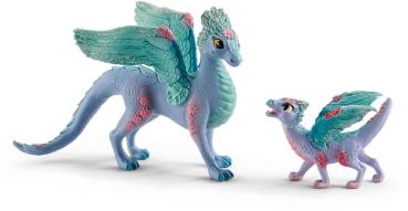 Preview: Schleich BAYALA® Blütendrache und Kind 2 Figuren 70592