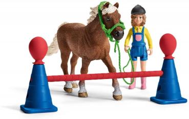 Preview: Schleich FARM WORLD Pony Agility Training Set 48 Teile 42481