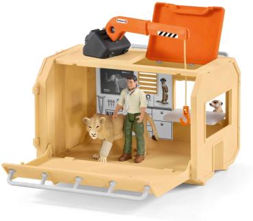 Schleich WILD LIFE Großer Truck Tierrettung Set 45 Teile 42475