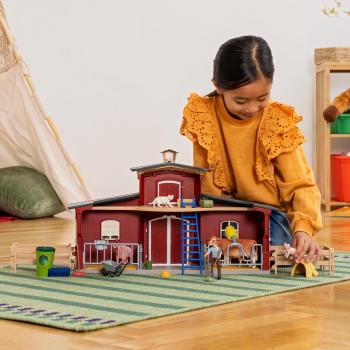 Schleich FARM WORLD Große Farm mit Tieren und Zubehör Set 64 Teile 42606