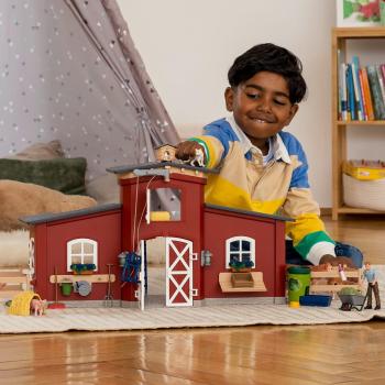 Schleich FARM WORLD Große Farm mit Tieren und Zubehör Set 64 Teile 42606