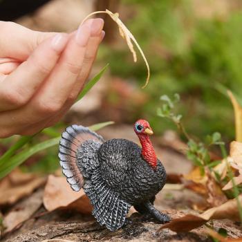 Preview: Schleich FARM WORLD Truthahn Einzelfigur 13900