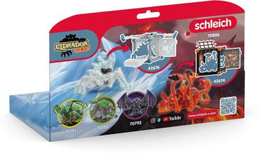 Preview: Schleich ELDRADOR® CREATURES Eiskäfer vs. Feuerkrake 2 Figuren 70826