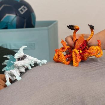 Schleich ELDRADOR® CREATURES Eiskäfer vs. Feuerkrake 2 Figuren 70826