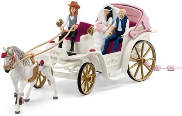 Preview: Schleich HORSE CLUB Hochzeitskutsche Set 106 Teile 42641