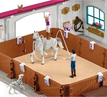 Preview: Schleich HORSE CLUB Reithalle Peppertree Set 179 Teile 42639