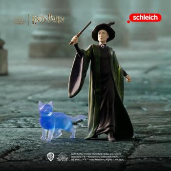 Preview: Schleich HARRY POTTER FANTASTIC BEASTS Professor McGonagall & Patronus 2 Figuren 42682
