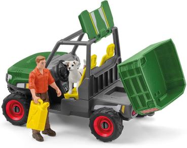 Preview: Schleich FARM WORLD Waldbauer mit Fahrzeug Set 49 Teile 42659