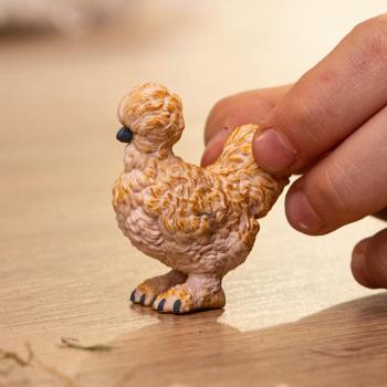 Preview: Schleich FARM WORLD Seidenhuhn Einzelfigur 14891