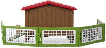 Preview: Schleich FARM WORLD Kaninchenstall Set 17 Teile 42728
