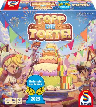 Schmidt Spiele Kinderspiel Strategiespiel Topp die Torte! 40659