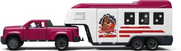 Preview: Schleich HORSE CLUB Lakeside Truck mit Anhänger Set 119 Teile 42705