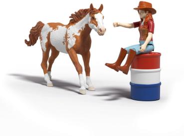 Preview: Schleich HORSE CLUB Hannah's Western Abenteuer Set 7 Teile 42775
