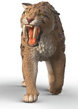 Preview: Schleich DINOSAURS Säbelzahntiger Einzelfigur 15054