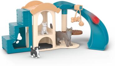 Preview: Schleich FARM WORLD Spielspaß für Katzen Set 12 Teile 42764