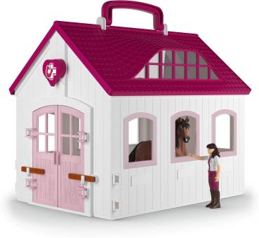 Preview: Schleich HORSE CLUB Pferdeklinik Heilende Hufe Set 64 Teile 42787