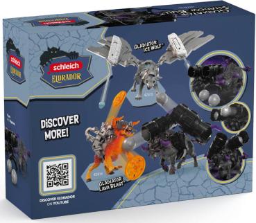 Preview: Schleich ELDRADOR® CREATURES Gladiator Schattenstier Set 13 Teile 42816