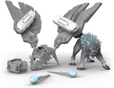 Preview: Schleich ELDRADOR® CREATURES Gladiator Eiswolf Set 14 Teile 42815