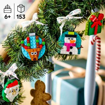 LEGO® LEL Seasons and Occasions Verschiedene Christbaumanhänger 153 Teile 40744