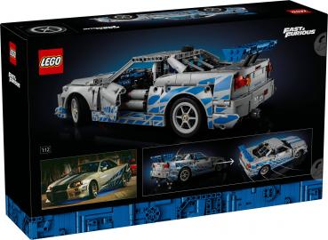 LEGO® Technic 2 Fast 2 Furious Nissan Skyline GT-R (R34) Flitzer 1410 Teile 42210