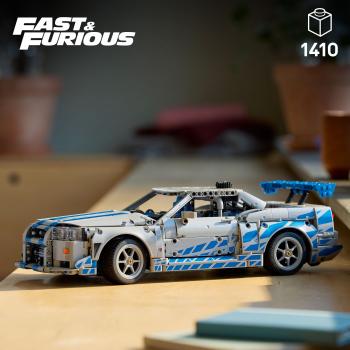 LEGO® Technic 2 Fast 2 Furious Nissan Skyline GT-R (R34) Flitzer 1410 Teile 42210