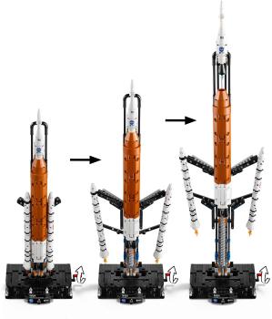 LEGO® Technic NASA Artemis SLS-Schwerlastrakete 632 Teile 42221