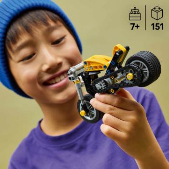 LEGO® Technic Gelbes Motorrad 151 Teile 42225