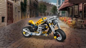 Preview: LEGO® Technic Gelbes Motorrad 151 Teile 42225