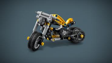 LEGO® Technic Gelbes Motorrad 151 Teile 42225