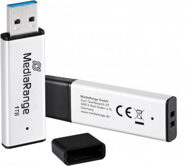 Mediarange USB Stick 1TB Speicherstick High Performance silber USB 3.2 Gen 1