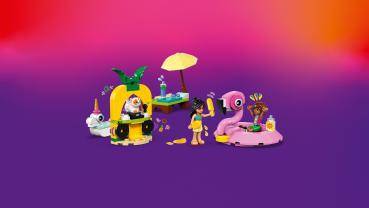 LEGO® Friends Poolparty mit Einhorn und Flamingo 99 Teile 42658