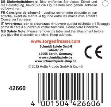 Schmidt Spiele Plüsch Stofftier Sorgenfresser Edition Boogie Woogies PingPing 22 cm 42660