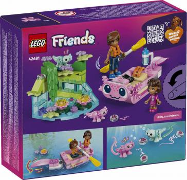 Preview: LEGO® Friends Axolotl-Abenteuerboot 95 Teile 42681