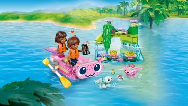 Preview: LEGO® Friends Axolotl-Abenteuerboot 95 Teile 42681