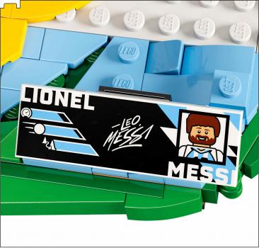 LEGO® Editions Football Lionel Messi - Fußball-Highlights 500 Teile 43011