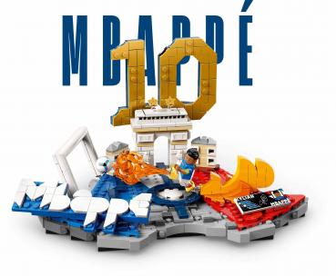 Preview: LEGO® Editions Football Kylian Mbappé - Fußball-Highlights 490 Teile 43013