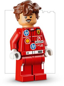 LEGO® Editions Formula 1 Scuderia Ferrari HP Charles Leclerc Helm 886 Teile 43014