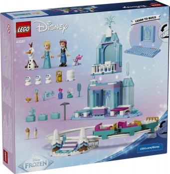 Preview: LEGO® Disney Princess Elsas Schlittenfahrt um den Eispalast 216 Teile 43281
