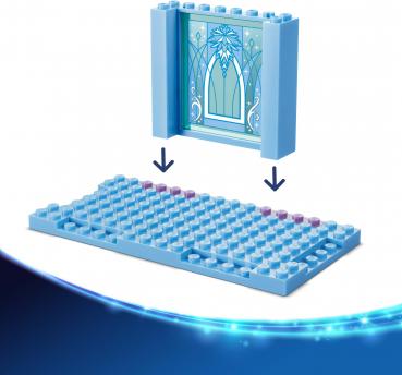 LEGO® Disney Princess Elsas Schlittenfahrt um den Eispalast 216 Teile 43281