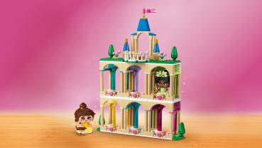 Preview: LEGO® Disney Princess Die Mini-Prinzessinnen Belle und Tiana mit ihrem Schloss 358 Teile 43291