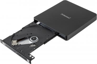 Intenso Brenner extern EOD 400D SLIM für CD / DVD / M-Disc USB 3.2 USB-A / USB-C schwarz