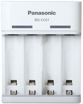 Panasonic Akku Ladegerät Charger eneloop Basic USB Charger BQ-CC61USB für 4 AA / AAA
