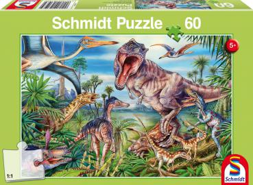 60 Teile Schmidt Spiele Kinder Puzzle Bei den Dinosauriern 56193