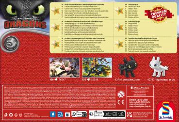 100 Teile Schmidt Spiele Kinder Puzzle Dragons Drachenreiter in Aktion 56547
