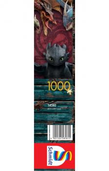 1000 Teile Schmidt Spiele Puzzle Dragons Drachenzähmen leicht gemacht 58581