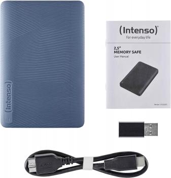Intenso HDD externe Festplatte Memory Safe Backup Pro 2,5 Zoll 1TB USB 3.2 blau