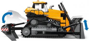 LEGO® City Gelber Bulldozer 682 Teile 60466