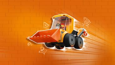 Preview: LEGO® City Brick Rides Coole Flitzer - Radlader 61 Teile 60483