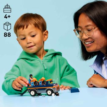 LEGO® City Fahrzeuge Motorradtransporter 88 Teile 60491