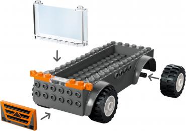 LEGO® City Fahrzeuge Motorradtransporter 88 Teile 60491